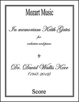 In Memoriam for Keith Gates Orchestra sheet music cover